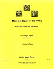 ハバネラ形式による小品（モーリス・ラヴェル）（クラリネット+ピアノ）【Pièce en Forme de Habanera】