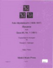 夢・Op.85・No.1（フェリックス・メンデルスゾーン）(バリトンサックス+ピアノ）【Reverie Op. 85 No.1】