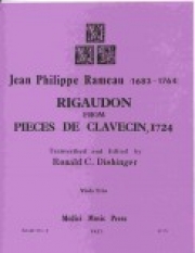 リゴドン「クラヴサン曲集」より（ジャン＝フィリップ・ラモー）  (フルート三重奏)【Rigaudon from Pièces de Clavecin, 1724】