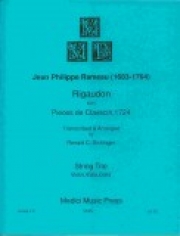 リゴドン「クラヴサン曲集」より（ジャン＝フィリップ・ラモー）  (弦楽三重奏)【Rigaudon from Pièces de Clavecin, 1724】
