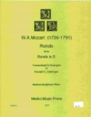 ロンド・ニ長調（モーツァルト）(ヴァイオリン四重奏）【Rondo in D Major】