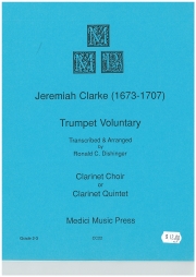 トランペット・ヴォランタリー（ジェレマイア・クラーク）  (クラリネット五重奏)【Trumpet Voluntary】