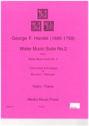 組曲「水上の音楽」第2番  (ヘンデル)（ヴァイオリン+ピアノ）【Water Music Suite No.2】