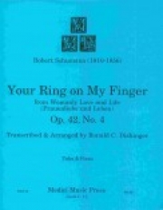 女の愛と生涯・Op.42・No.4（ロベルト・シューマン）（テナーサックス+ピアノ）【Your Ring On My Finger Op 42 #4】