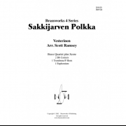 サッキヤルヴェン・ポルカ (ヴィルヨ・ヴェステリネン) (金管四重奏)【Sakkijarven Polkka】
