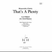ザッツ・ア・プレンティ (ルー・ポラック) (金管四重奏)【That's A Plenty】