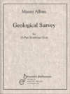 地質調査（マニー・アルバム）（トロンボーン四重奏）【Geological Survey】