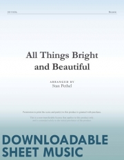 素晴らしきものすべてを（トランペット+ピアノ）【All Things Bright and Beautiful】