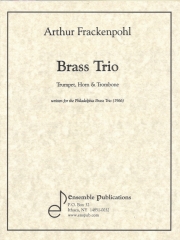 金管三重奏曲 （アーサー・フラッケンポール）  (金管三重奏)【Brass Trio】