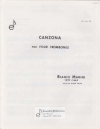 カンツォーナ・Op.8・No.3（ビアジオ・マリーニ）  (トロンボーン四重奏)【Canzona, op 8/3】