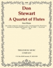 フルート四重奏曲  (ドン・スチュワート)（フルート四重奏）【A Quartet of Flutes】