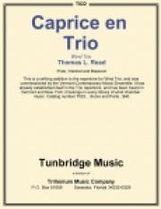 トリオのカプリス（トーマス・リード）（木管三重奏）【Caprice en Trio】