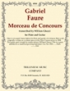コンクール用小品（ガブリエル・フォーレ）（フルート+ギター）【Morceau de Concours】