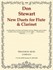 新しいデュエット（ドン・スチュワート）（木管二重奏）【New Duets for Flute & Clarinet】
