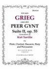 ペール・ギュント組曲第2番（エドヴァルド・グリーグ）（ミックス四重奏+打楽器）【Peer Gynt Suite II】
