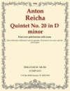 五重奏曲・No.20・ニ短調（アントン・ライヒャ）（木管五重奏）【Quintet No. 20 in D minor】