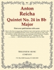 五重奏曲・No.24・変ロ長調（アントン・ライヒャ）（木管五重奏）【Quintet No. 24 in Bb Major】