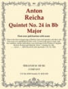 五重奏曲・No.24・変ロ長調（アントン・ライヒャ）（木管五重奏）【Quintet No. 24 in Bb Major】