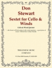 チェロと木管のための六重奏曲（ドン・スチュワート）（チェロ+木管五重奏）【Sextet for Cello & Winds】