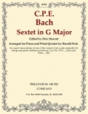 六重奏曲・ト長調（カール・フィリップ・エマヌエル・バッハ）（木管五重奏+ピアノ）【Sextet in G Major】