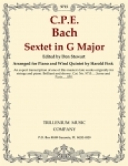 六重奏曲・ト長調（カール・フィリップ・エマヌエル・バッハ）（木管五重奏+ピアノ）【Sextet in G Major】
