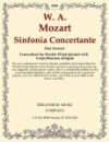 協奏交響曲（モーツァルト）（木管十一重奏）【Sinfonia Concertante】