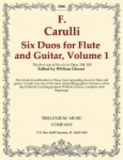 6つのデュエット（フェルディナンド・カルッリ）（フルート+ギター）【Six Duos for Flute and Guitar, Volume 1】