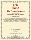 6つのグノシエンヌ（エリック・サティ）（フルート+ギター）【Six Gnossiennes】