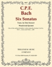 6つのソナタ（カール・フィリップ・エマヌエル・バッハ）（木管五重奏）【Six Sonatas】