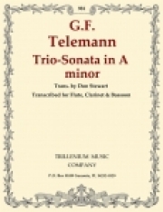 トリオ・ソナタ・イ短調 （テレマン）（木管三重奏）【Trio-Sonata in A minor】