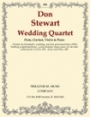 ウェディング・カルテット（ドン・スチュワート）（ミックス三重奏+ピアノ）【Wedding Quartet】