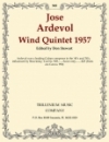 木管五重奏・1957（ホセ・アルデボル）（木管五重奏）【Wind Quintet 1957】
