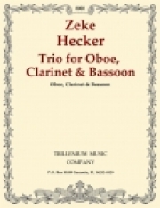 オーボエ、クラリネット、バスーンのためのトリオ （ジーク・ヘッカー）（木管三重奏）【Trio for Oboe, Clarinet & Bassoon】