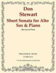 短いソナタ（ドン・スチュワート）（アルトサックス+ピアノ）【Short Sonata for Alto Sax & Piano】