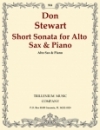 短いソナタ（ドン・スチュワート）（アルトサックス+ピアノ）【Short Sonata for Alto Sax & Piano】
