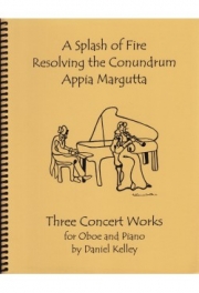 3つの演奏会用小品（ダニエル・ケリー）（オーボエ+ピアノ）【Three Concert Works for Oboe & Piano】