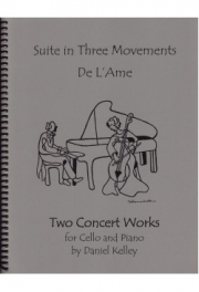 2つの演奏会用小品（ダニエル・ケリー）（チェロ+ピアノ）【Two Concert Works for Cello and Piano】