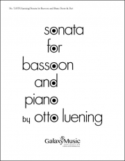 バスーンとピアノのためのソナタ（オットー・リューニング）（バスーン+ピアノ）【Sonata for Bassoon and Piano】