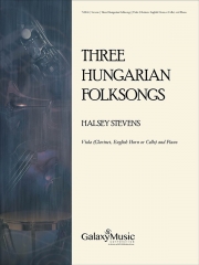3つのハンガリー民謡（ハルゼー・スティーヴンス）（チェロ+ピアノ）【Three Hungarian Folksongs】