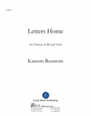 レターズ・ホーム（カリーム・ルーストン）（クラリネット+ヴィオラ）【Letters Home】
