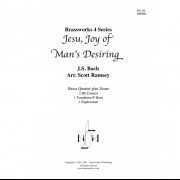 主よ、人の望みの喜びよ (バッハ) (金管四重奏)【Jesu, Joy of Man's Desiring】