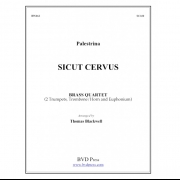 鹿のように (パレストリーナ) (金管四重奏)【Sicut Cervus】
