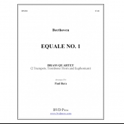 エクアーレ・No.1 (ベートーヴェン) (金管四重奏)【Equale No. 1】