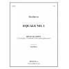 エクアーレ・No.1 (ベートーヴェン) (金管四重奏)【Equale No. 1】
