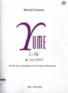 Yume I-IV, Opus 41a（ベルトルト・フンメル）（フルート）
