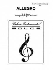 アレグロ（モーツァルト）（アルトサックス+ピアノ）【Allegro】