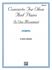 オーボエとピアノのための協奏曲（マリオ・ロンバード）（オーボエ+ピアノ）【Concerto for Oboe and Piano】