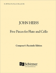 フルートとチェロのための5つの小品（ジョン・ヘイス）（フルート+チェロ）【Five Pieces for Flute and Cello】