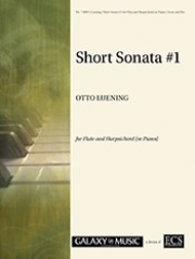短いソナタ・No.1（オットー・リューニング）（フルート+ピアノ）【Short Sonata #1】