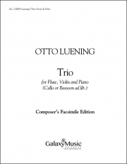 トリオ（オットー・リューニング）（フルート+ヴァイオリン+ピアノ）【Trio】